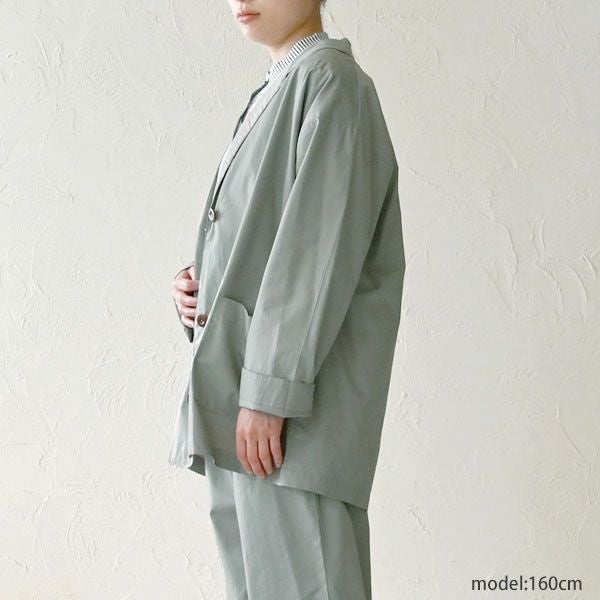 オーガニックコットン 高密織ハンサムジャケット