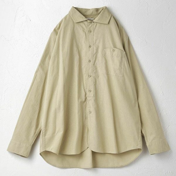 オーガニックコットン メンズ オールドスタイルシャツ（長袖）