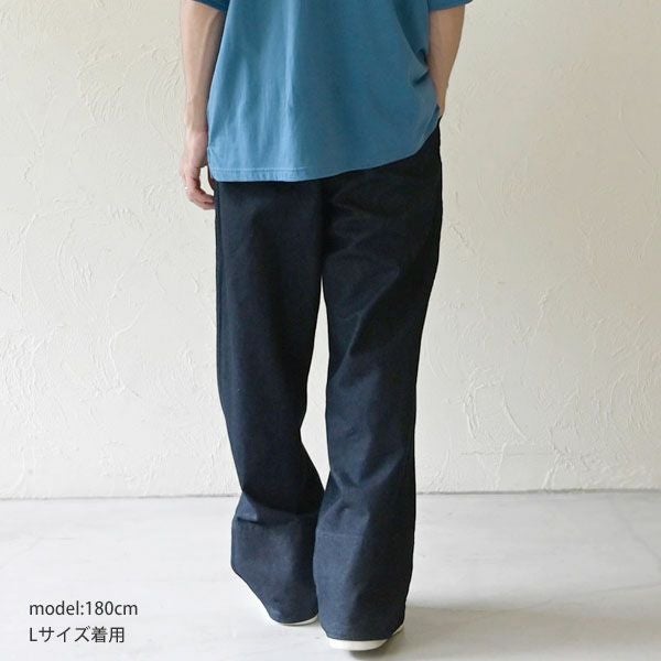 オーガニックコットン メンズ ベーカーデニムパンツ