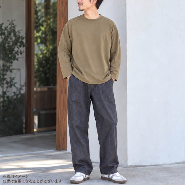 オーガニックコットン メンズ ベーカーデニムパンツ