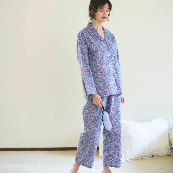 オーガニックコットン リバティキャンディフラワーアイマスク