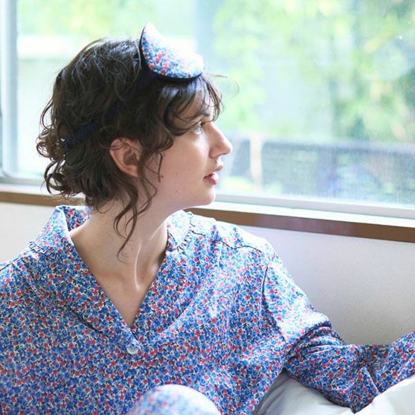 オーガニックコットン リバティキャンディフラワーアイマスク