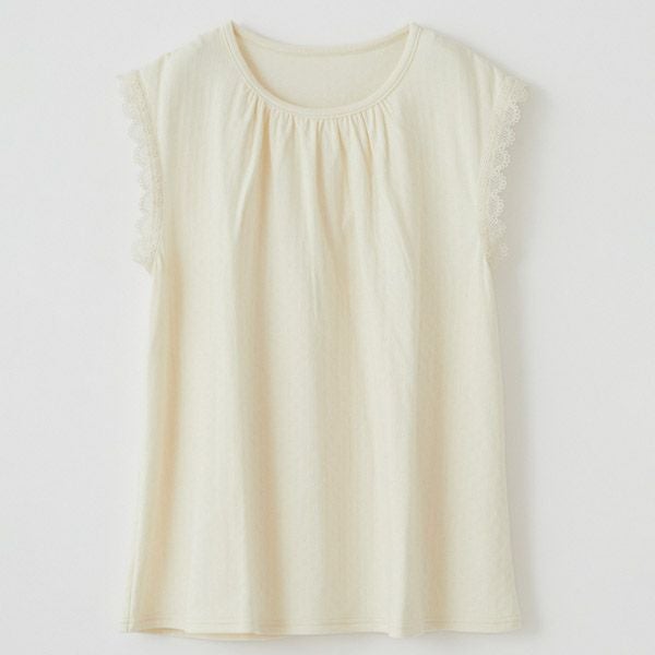 オーガニックコットン スズラン半袖トップス