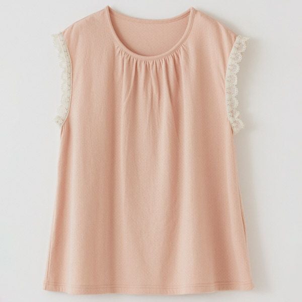 オーガニックコットン スズラン半袖トップス