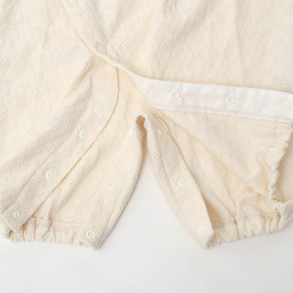 オーガニックコットン ベビー ジャガード×パイル2wayドレス