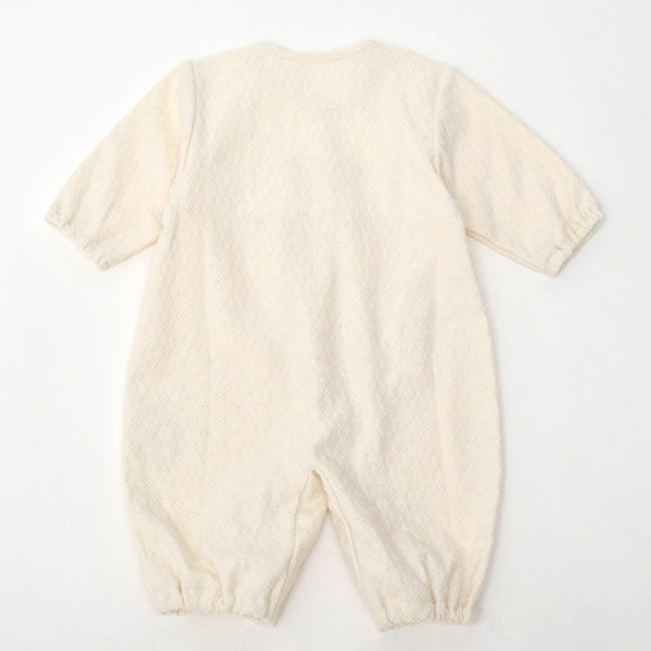 オーガニックコットン ベビー ジャガード×パイル2wayドレス