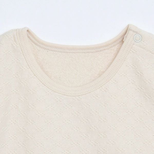 オーガニックコットン ベビー ジャガード×パイルスリーパー