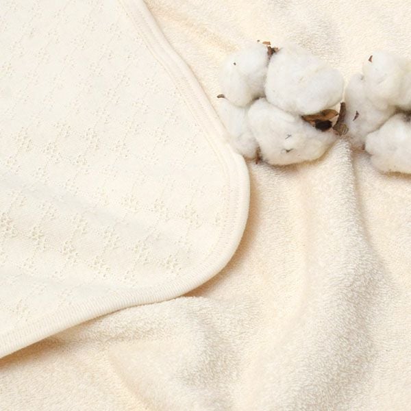 オーガニックコットン ベビー ジャガード×パイルスリーパー