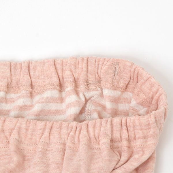 オーガニックコットン 接結フライスふんわりパジャマ(ベンガラ染め)