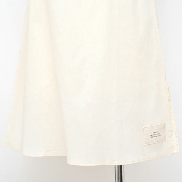 オーガニックコットン inoui高島縮スリップドレス（カップ付き）