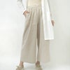 オーガニックコットン＆リネン ツイルビッグパンツ