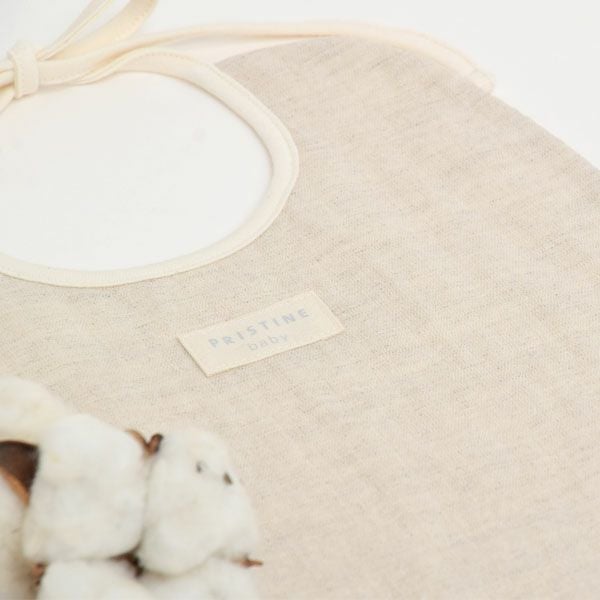 オーガニックコットン＆リネン ベビーダブルガーゼスタイ