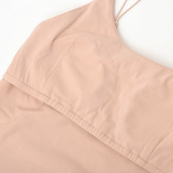 オーガニックコットン ジャスミン ストレッチカップ付きキャミ