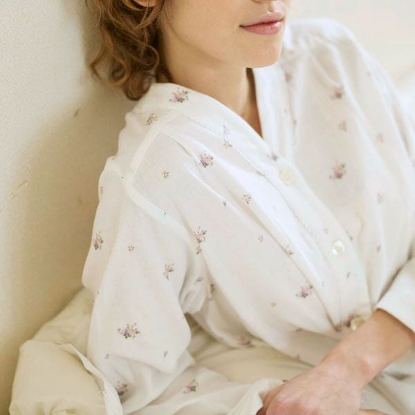 オーガニックコットン プチローズパジャマ