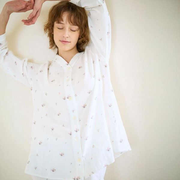 オーガニックコットン プチローズパジャマ