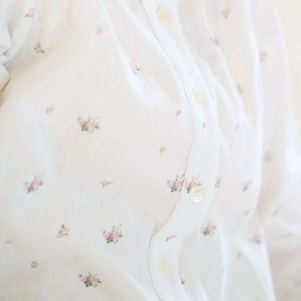 オーガニックコットン プチローズパジャマ