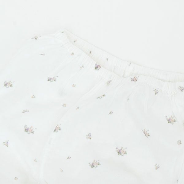 オーガニックコットン プチローズパジャマ