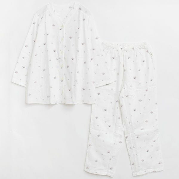 オーガニックコットン プチローズパジャマ