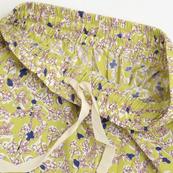 オーガニックコットン ボタニカルリラックスパンツ