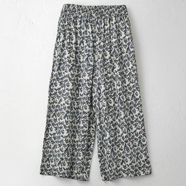 オーガニックコットン ボタニカルリラックスパンツ