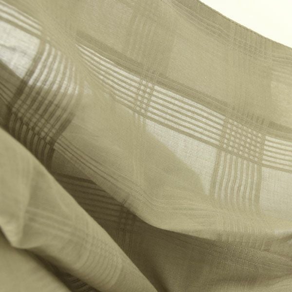 オーガニックコットン シアーチェックヒラリワンピース