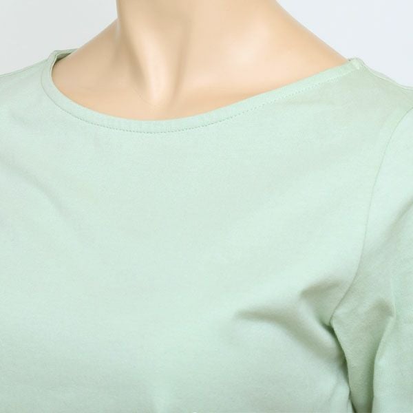 オーガニックコットン ボートネックトップ