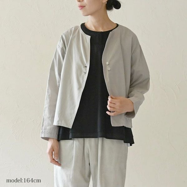 オーガニックコットン サークルヨークトップ