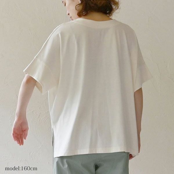 オーガニックコットン スクエアワイドＴシャツ