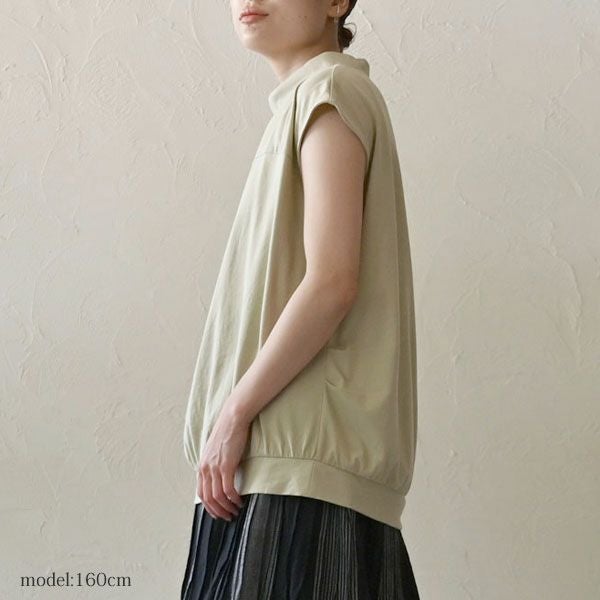 オーガニックコットン フレンチスリーブトップ