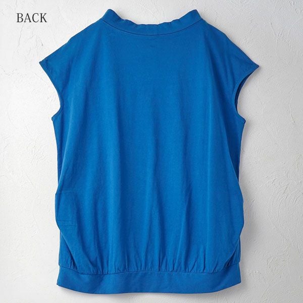 オーガニックコットン フレンチスリーブトップ