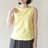 オーガニックコットン ノースリーブトップ