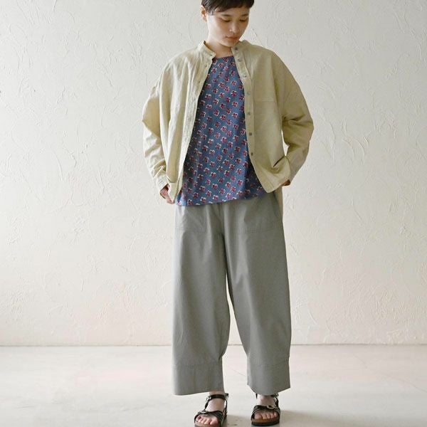 オーガニックコットン ホーリーフラワー2WAYノースリトップ