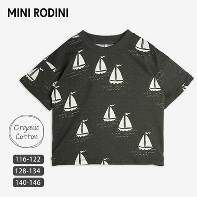 オーガニックコットン キッズTシャツSailing boats