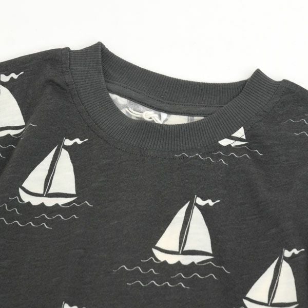 オーガニックコットン キッズTシャツSailing boats