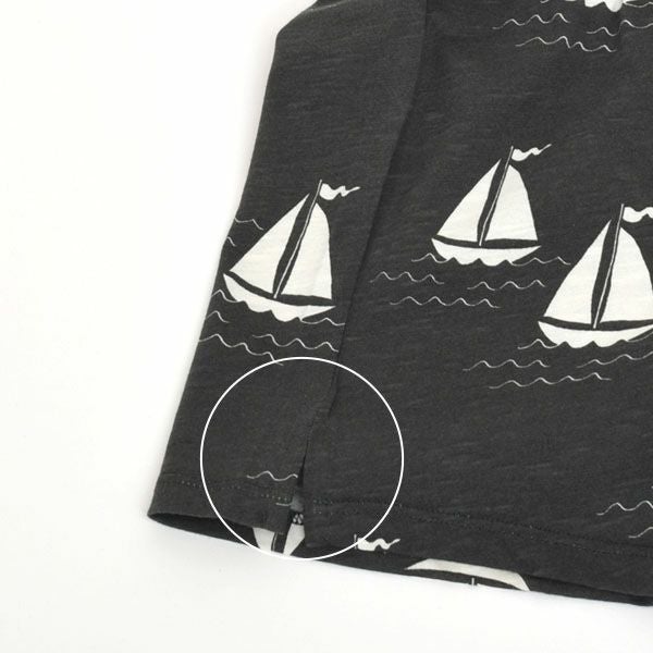 オーガニックコットン キッズショートパンツSailing boats