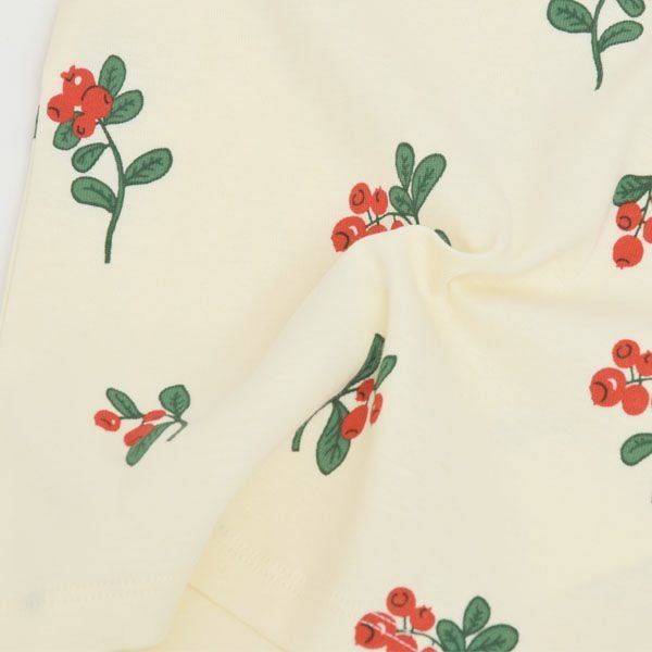 オーガニックコットン キッズTシャツ Lingonberries