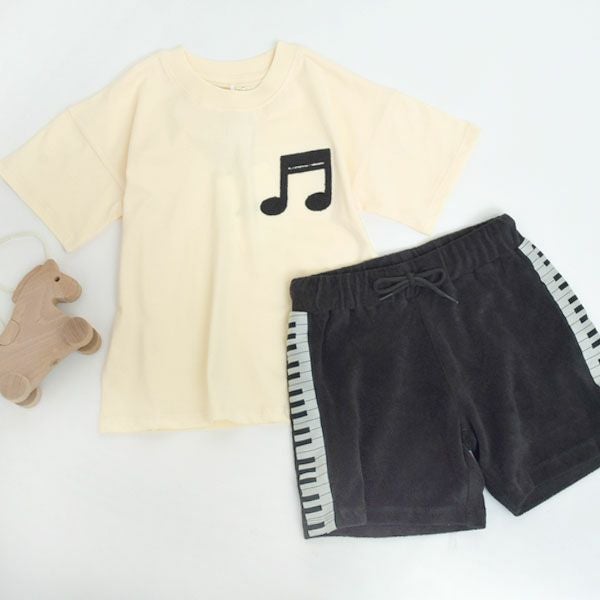 オーガニックコットン キッズTシャツ Note