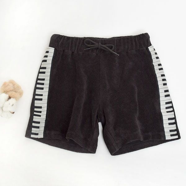 オーガニックコットン キッズテリーショートパンツ Piano