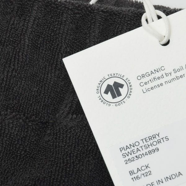 オーガニックコットン キッズテリーショートパンツ Piano