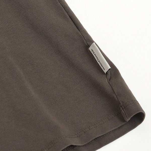 オーガニックコットン キッズ ノースリーブTシャツ Weekend logo