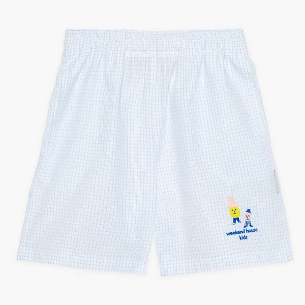 オーガニックコットン キッズ バミューダパンツ Checks