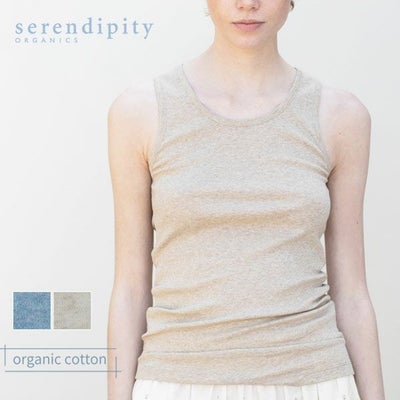 オーガニックコットン フライスタンクトップ