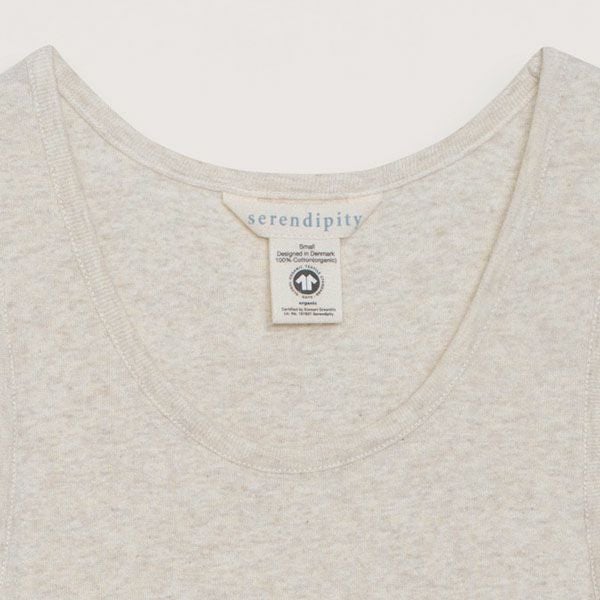 オーガニックコットン フライスタンクトップ