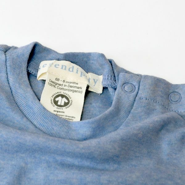 オーガニックコットン ベビーフライスボディスーツ（半袖）