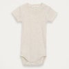 オーガニックコットン ベビーフライスボディスーツ（半袖）