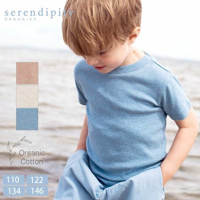オーガニックコットン キッズ半袖Tシャツ