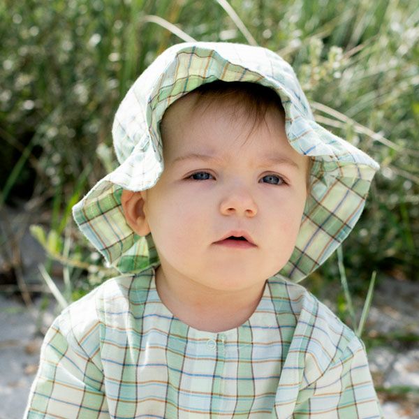 オーガニックコットン キッズサンハット