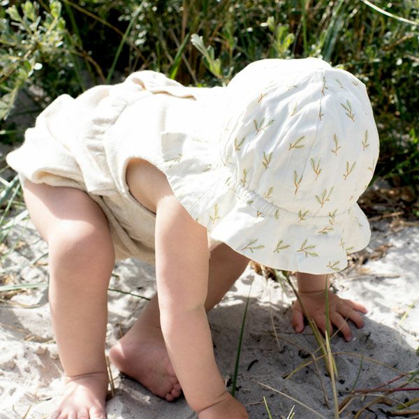 オーガニックコットン キッズサンハット