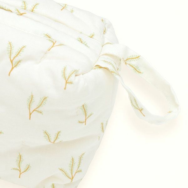 オーガニックコットン キルトポーチ