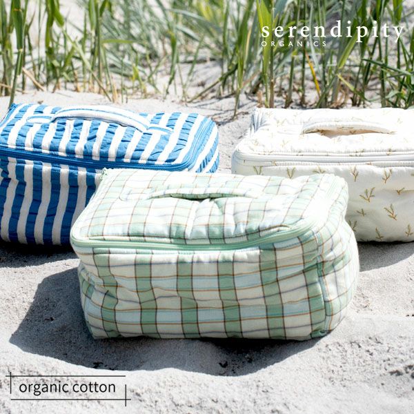 オーガニックコットン バニティポーチ